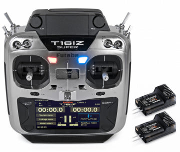 Futaba 05003228-3 - T16IZ-SUPER Radio Mode-2, 2pcs R7208SB - FASSTest, T-FHSS, S-FHSS
