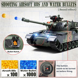 Seriøs fjernstyret tank med ægte kugler, ægte røg, ægte bevægelser samt mulighed for vandkugler