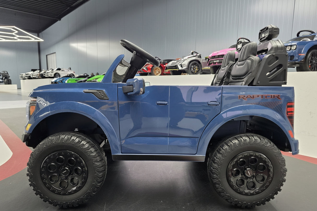 Ford Raptor 2-personers 24 volt sort børnebil