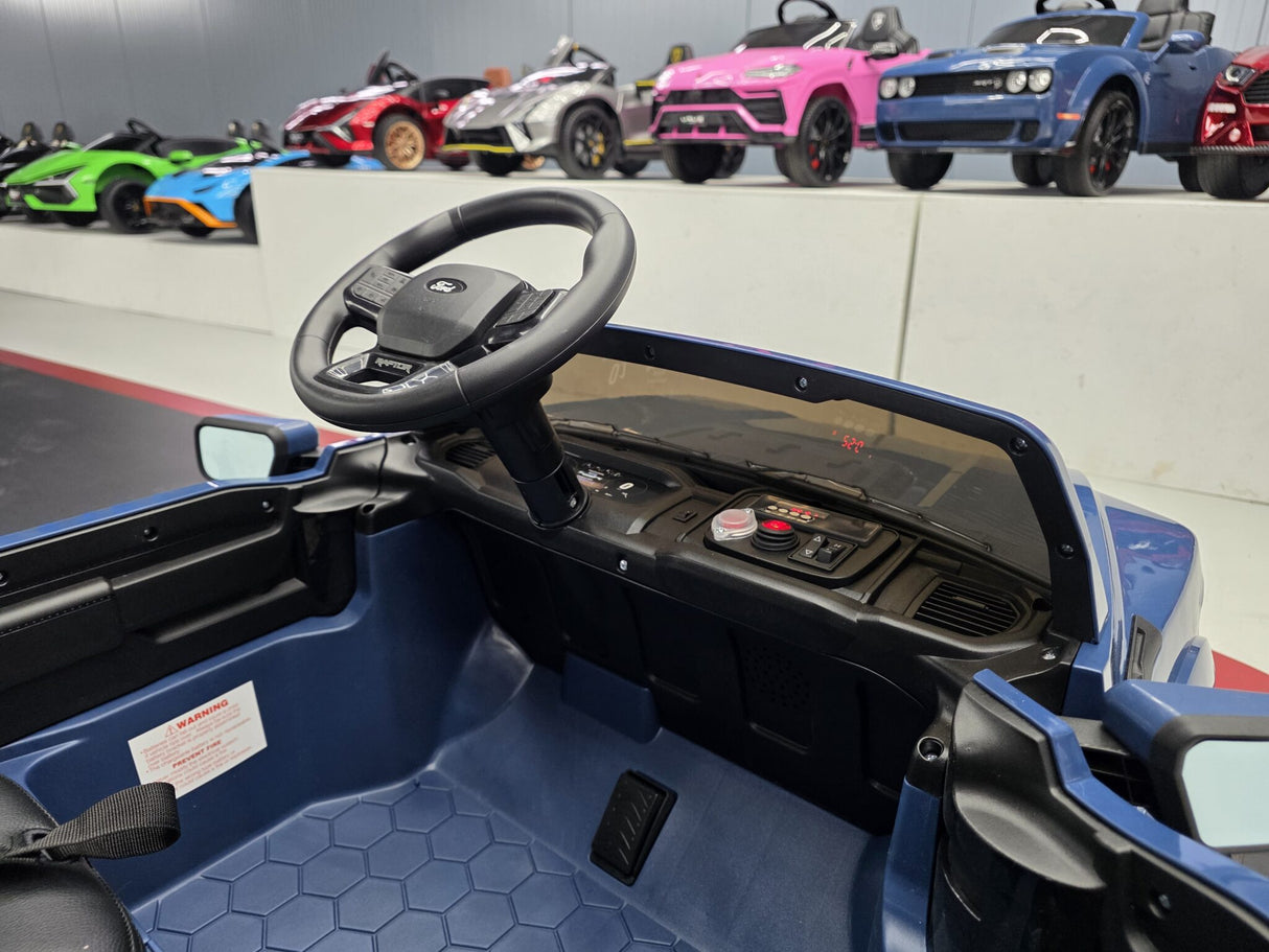Ford Raptor 2-personers 24 volt sort børnebil