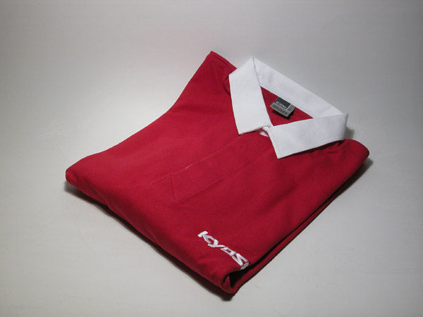 KYOSHO G-PRRM08-L - Kyosho Rugby Shirt Red white Collar L