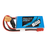 GENS ACE GE1-0800-2JGT - Gensace Batterie LiPo 2S 7.4V-800-45C JST 55x30x16mm 50g G-Tech