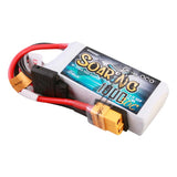 GENS ACE GE1-1000-2X6GT - GensAce Soaring LiPo 2S 7.4V-1000-30C XT60 69.5x54x11mm 63g G-Tech