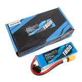 GENS ACE GE1-1800-2X6GT - GensAce Soaring LiPo 2S 7.4V-1800-45CXT60 90x30x17mm 111g G-Tech
