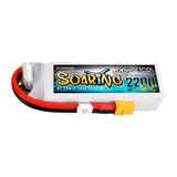 GENS ACE GE1-2200S-4X6LL - Gens ace Soaring LiPo 4S 14.8V-2200-30CXT60 107x34x27mm 215g