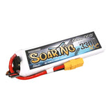 GENS ACE GE1-3300-2X9GT - GensAce Soaring LiPo 2S 7.4V-3300-30C XT90 132.5x42x13.5mm 183g GT