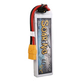 GENS ACE GE1-4000-2X9GT - GensAce Soaring LiPo 2S 7.4V-4000-30C XT90 133x41.5x15.5mm 208g GT