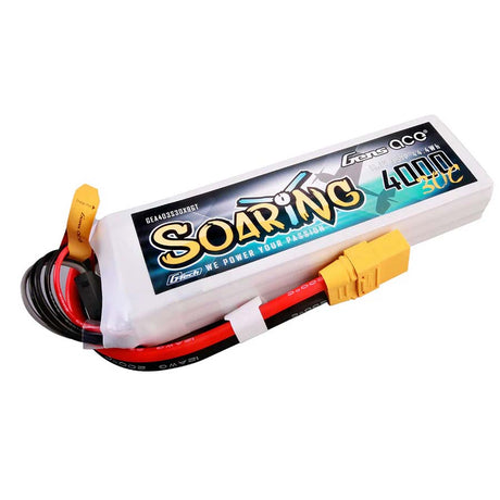 GENS ACE GE1-4000-3X9GT - GensAce Soaring LiPo 3S 11.1V-4000-30CXT90 136x42.5x22.5mm 290g GT