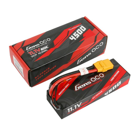 GENS ACE GE3-4500S-3X9-60 - Gens ace Bashing LiPo 3S 11.1V-4500-60C XT90 138x47x25mm 306g