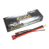 GENS ACE GE3-5500-2D60BU - Gensace Bashing LiPo 2S 7.4V-5500-60C Deans 138x47x25mm 275g Bullet
