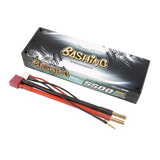 GENS ACE GE3-5500-2D60BU - Gensace Bashing LiPo 2S 7.4V-5500-60C Deans 138x47x25mm 275g Bullet