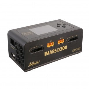 GENS ACE GEA300WDUAL-BUK - GensAce Charger iMars D300 Dual Channel 300W UK Black
