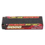GENS ACE GEA50002S14D5 - GensAce Redline 2.0 Low Prof 2S HV 7.6V-140C-5000 139x47x18.5mm 224g
