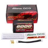 GENS ACE GEA60004S14S - GensAce Redline 2.0 Shorty 4S HV 15.2V-140C-6000 98x47x47mm 410g