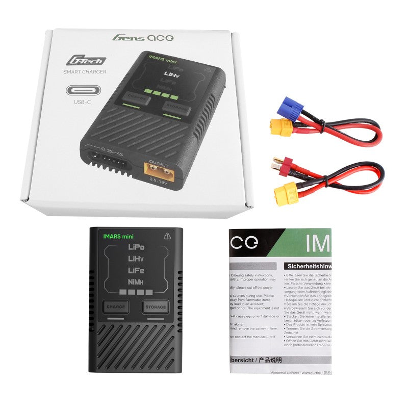 GENS ACE GEA60WE2 - GensAce Charger iMars Mini 60W USB-C 2-4S