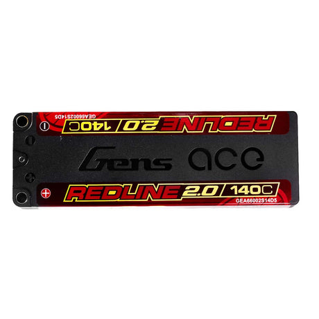 GENS ACE GEA66002S14D5 - GensAce Redline 2.0 2S HV 7.6V-140C-6600 139x47x20mm 244g