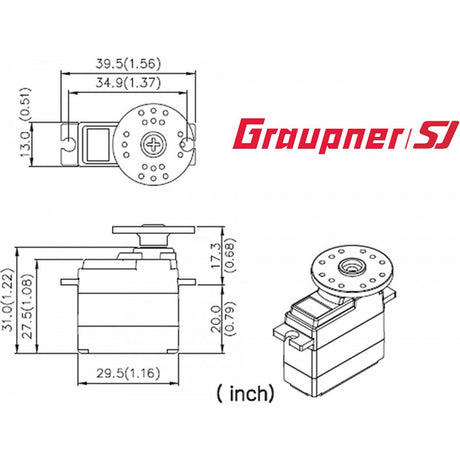 DES 587 BB MG Digital Servo