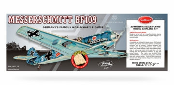 Guillows 401LC - Messerschmitt BF-109 Laser-Cut Guillow