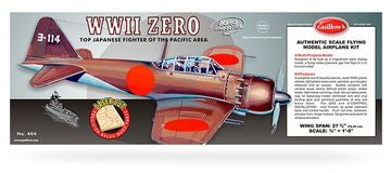 Guillows GU0404LC - Mitsubishi WWII Zero Laser-Cut Guillow