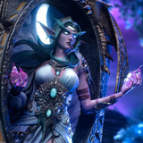 HEX Blizzard Hearthstone Tyrande Whisperwind Art Frame Statue