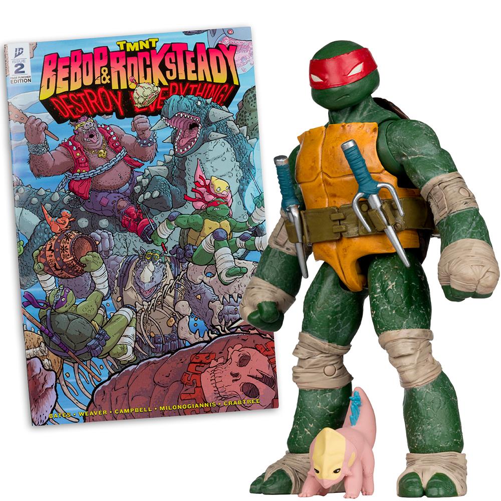 Teenage Mutant Ninja Turtles (P. Punchers) Raphael 5in Action Figure with Comic McFarlane Toys
