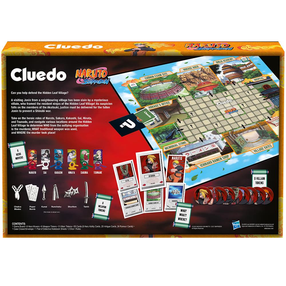 Winning Moves Naruto - English UK Cluedo Board Game