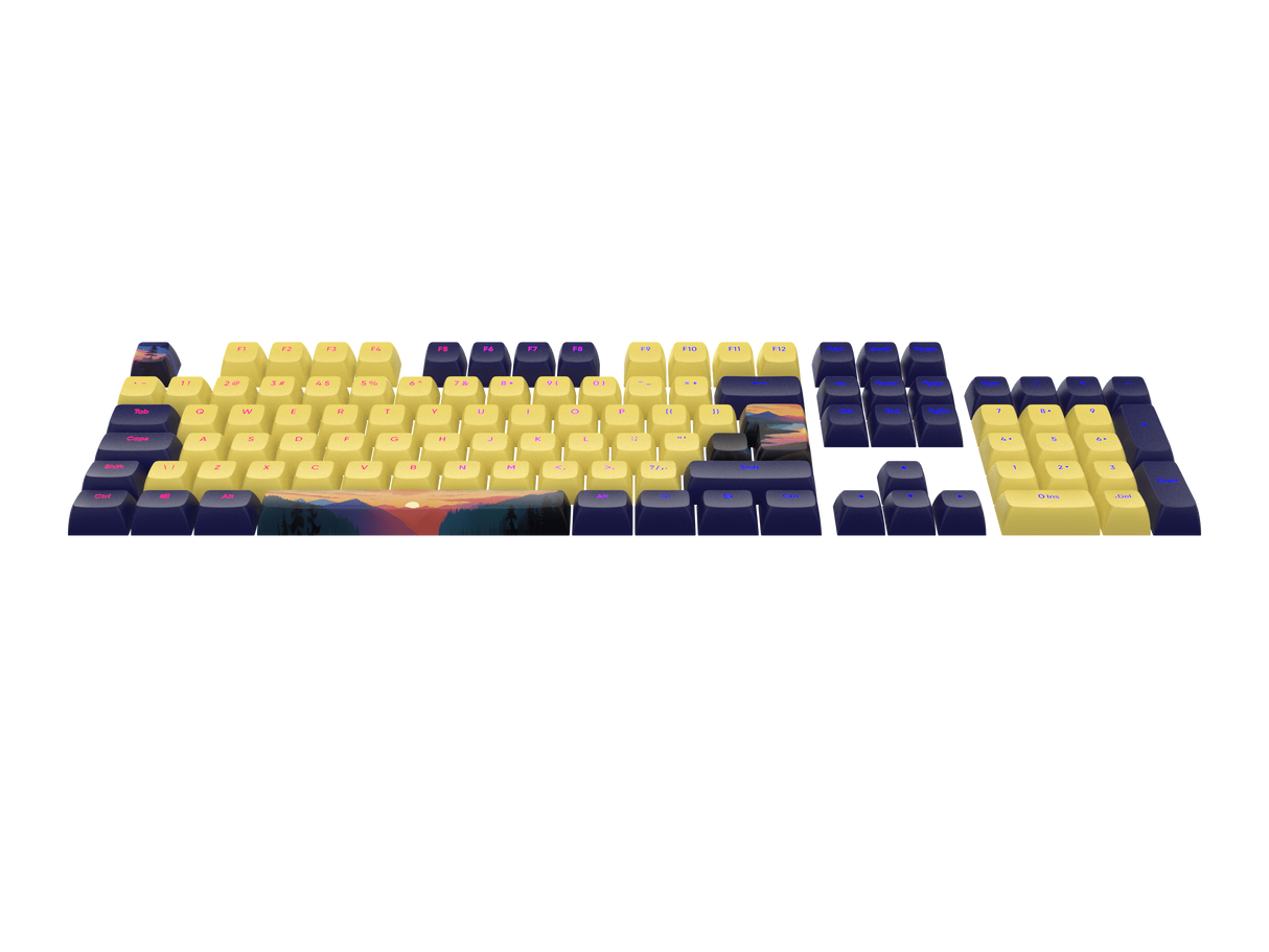 Dark Project - Sunset Keycaps [ANSI & ISO]