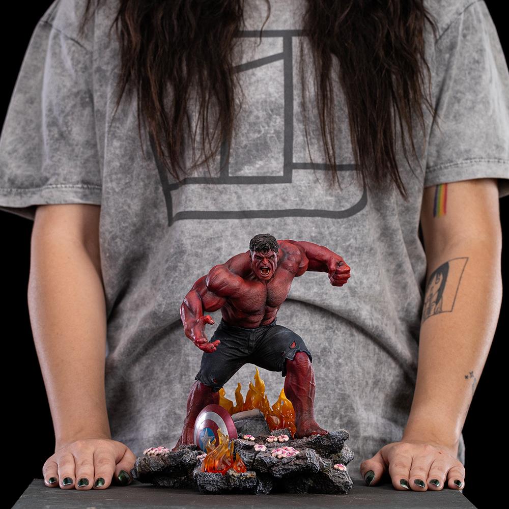 Iron Studios Captain America: Brave New World - Red Hulk Art Scale 1/10