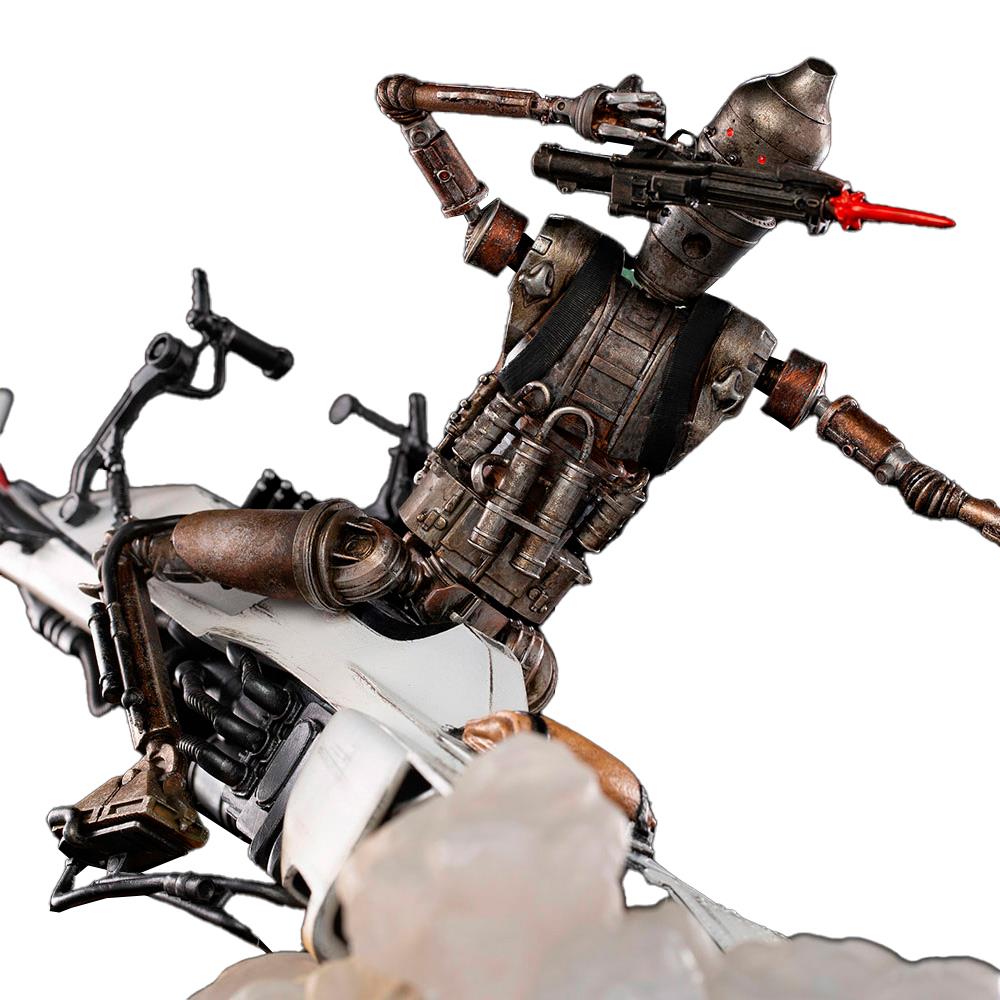 Iron Studios The Mandalorian - IG-11 and The Child Statue Deluxe Art Scale 1/10