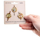 Weta Workshop The Lord of the Rings Trilogy Pin Set - Weapons of the Fellowship