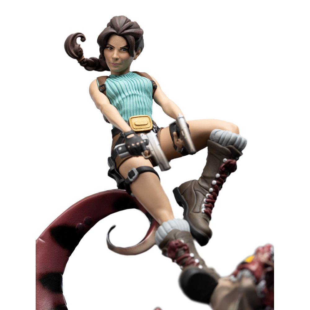 Weta Workshop Tomb Raider - Lara Croft & Raptor Figure Mini Epics