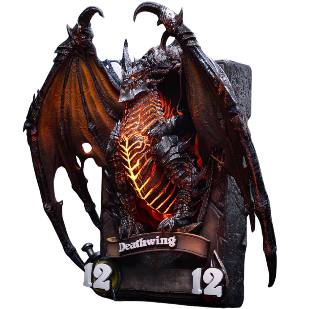 Blizzard Hearthstone  Deathwing Art Statue Frame