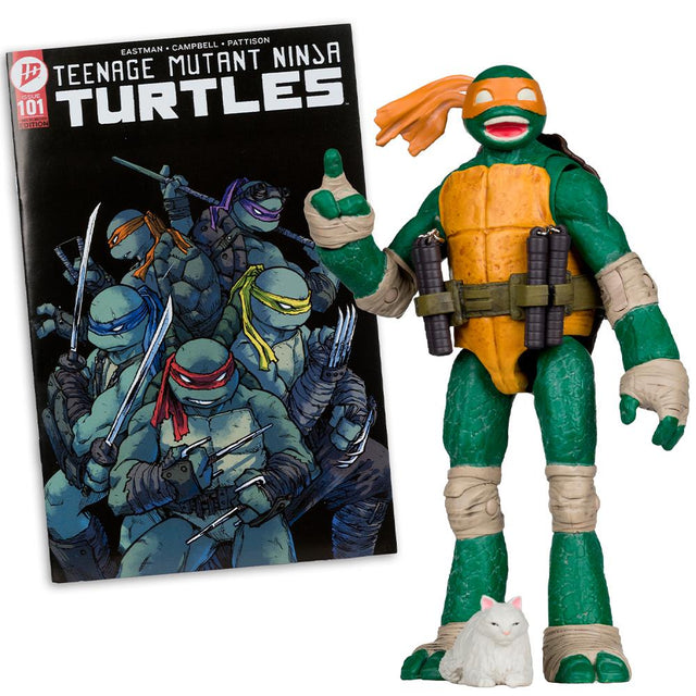Teenage Mutant Ninja Turtles (P. Punchers) Michelangelo 5in Action Figure with Comic McFarlane Toys