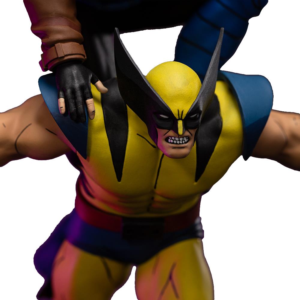 Iron Studios X-Men ' 97 - Gambit & Wolverine Deluxe Art Scale 1/10 Statue