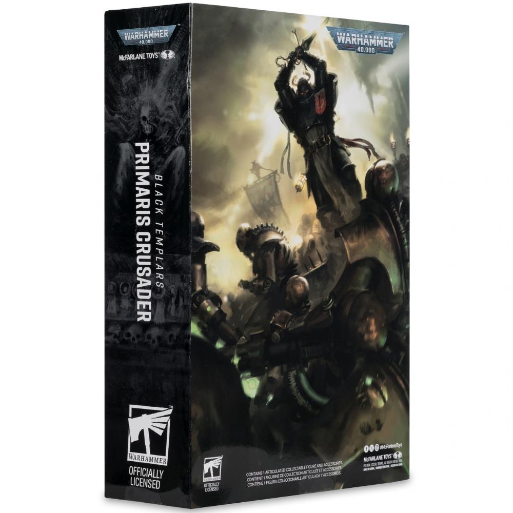 Warhammer 40,000 Primaris Crusader (Black Templars) 7in Action Figure McFarlane Toys