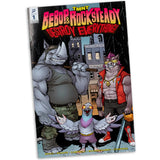 Teenage Mutant Ninja Turtles (P. Punchers) Rocksteady 5in Action Figure with Comic McFarlane Toys