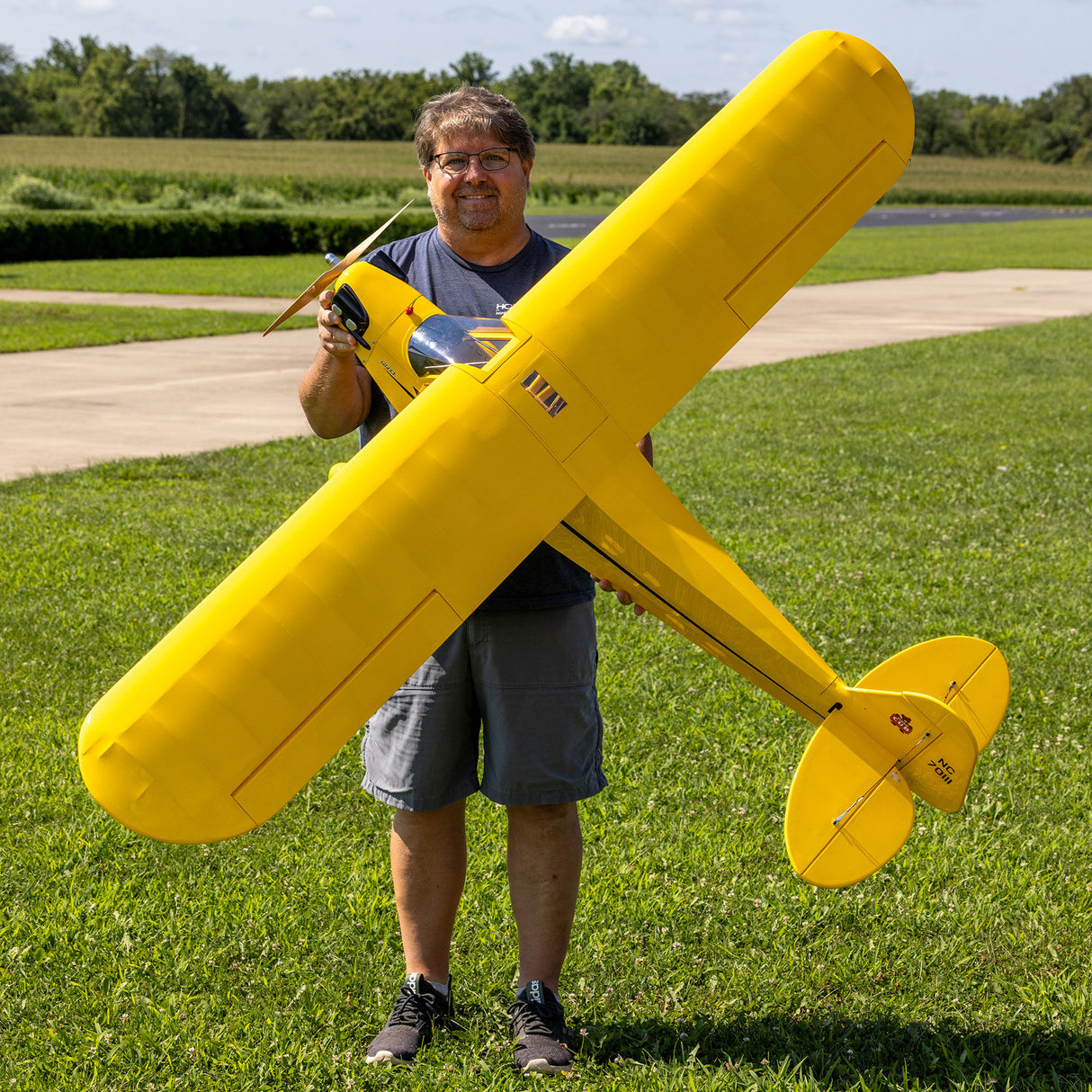 J-3 Cub 10cc 85" PNP with Receiver and Battery