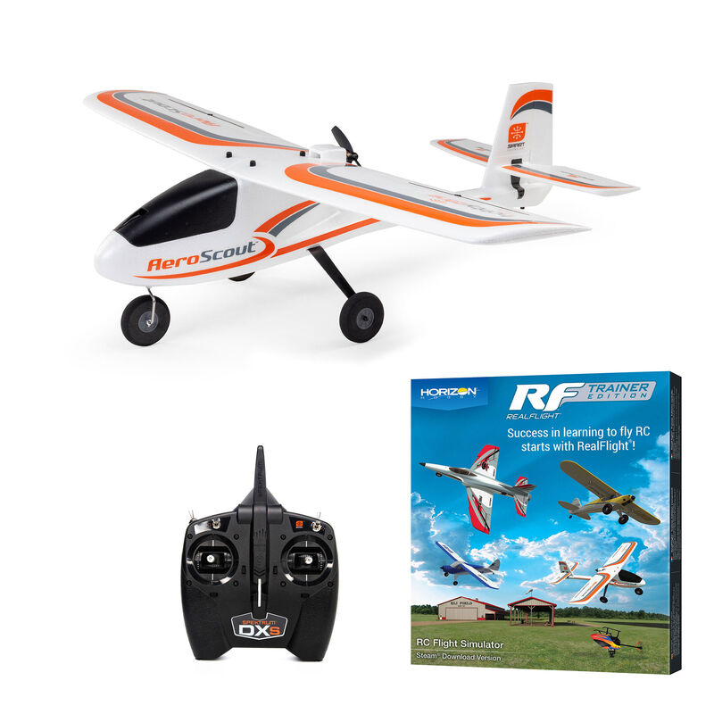 HobbyZone AeroScout S 2 1.1m RTF Basic with SAFE and RealFlight