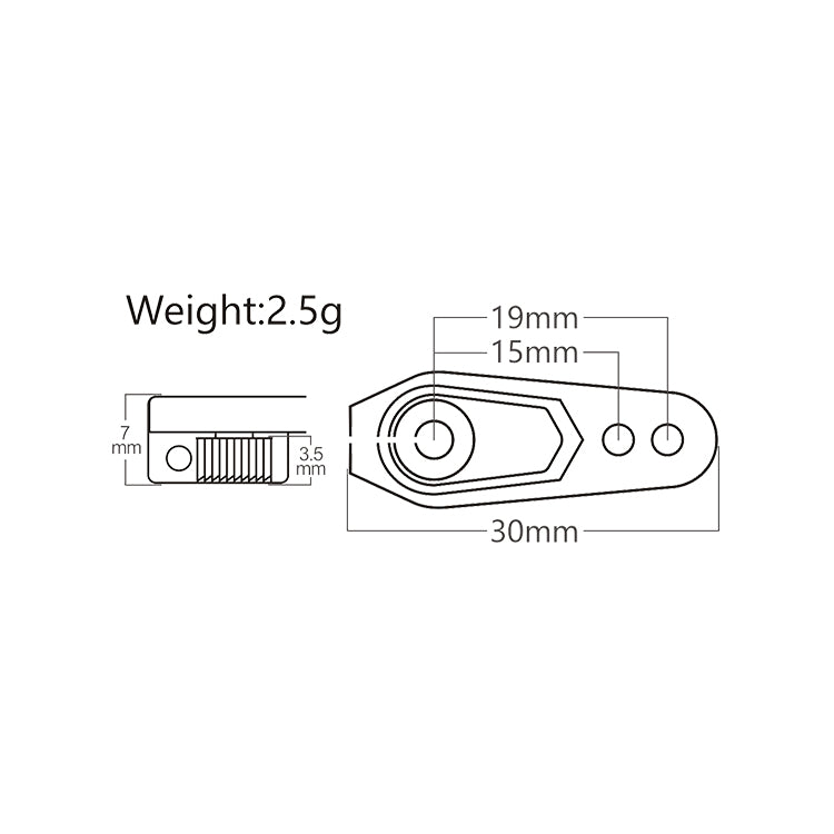 POWER HD HD-AP1519 - Power HD Aluminum Servo Horn 15-19mm 25th