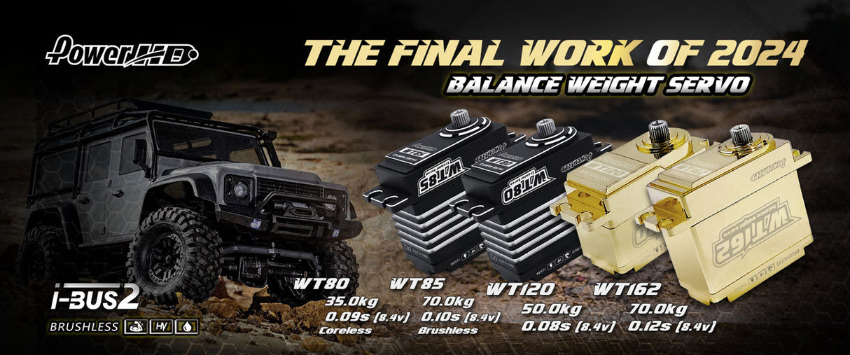 POWER HD HD-WT80 - Servo Power HD WT80 Crawler Alu Case Waterproof HV 35kg/0.09s