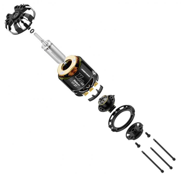 Motor XeRun V10 13.5T Black G4R Stock