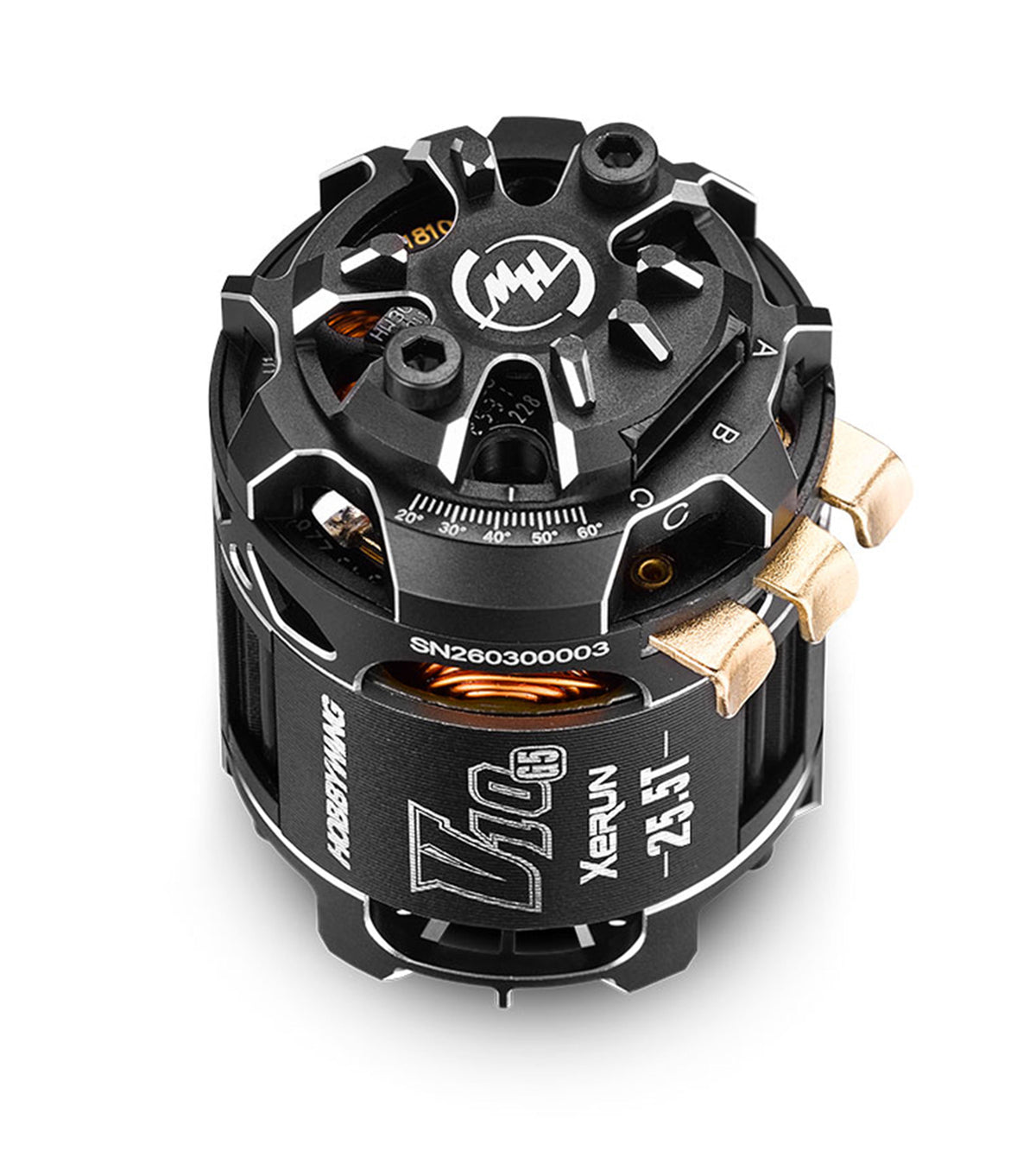 Motor XeRun V10 25.5T Black G5 Stock Torque