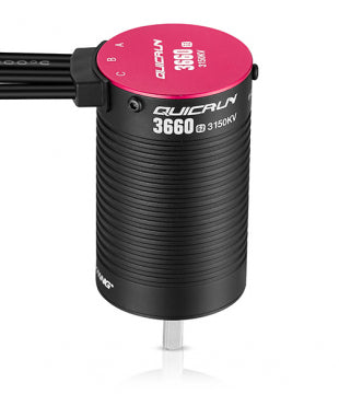 Hobbywing 30404500 - Motor QuicRun 3660SL 3150kV G2 Sensorless 1/10 (5mm Shaft)