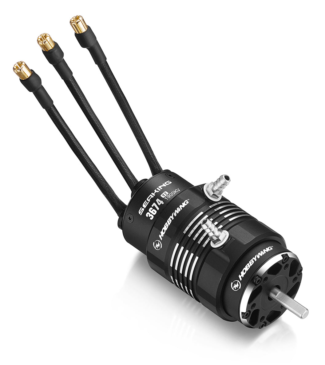 Motor Seaking 3674SL 1900kV Black V2 BÃ¥t 2-6S
