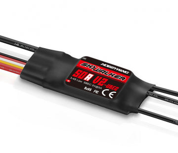 Hobbywing 80060442 - Skywalker 50A V2 UBEC ESC Airplane 3-4S