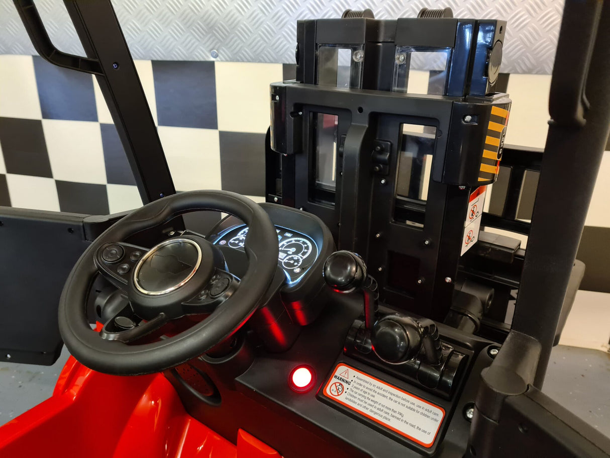 Children heftruck with remote control red