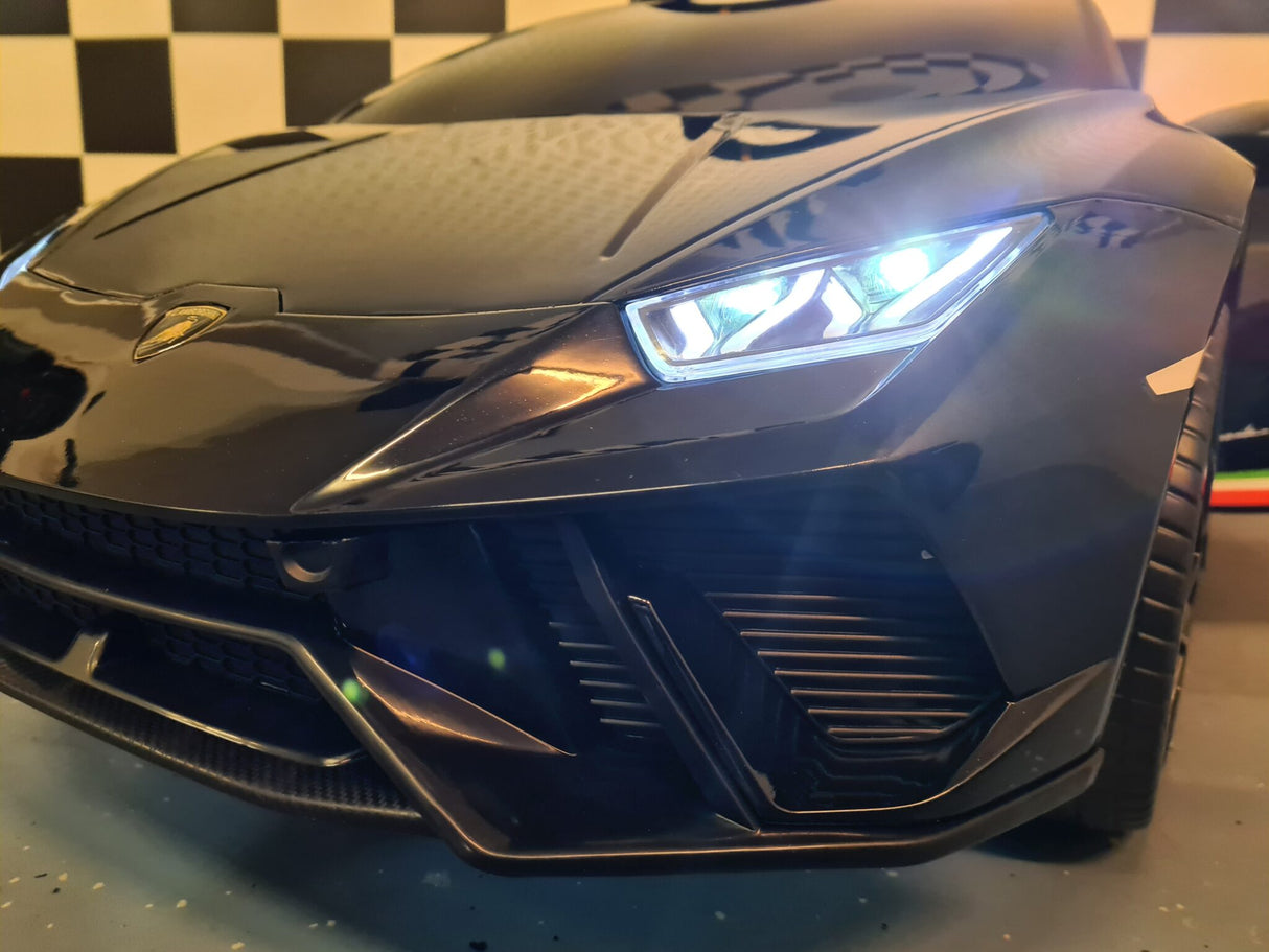 Children's car Lamborghini Huracan 12 volts with remote control metallic black