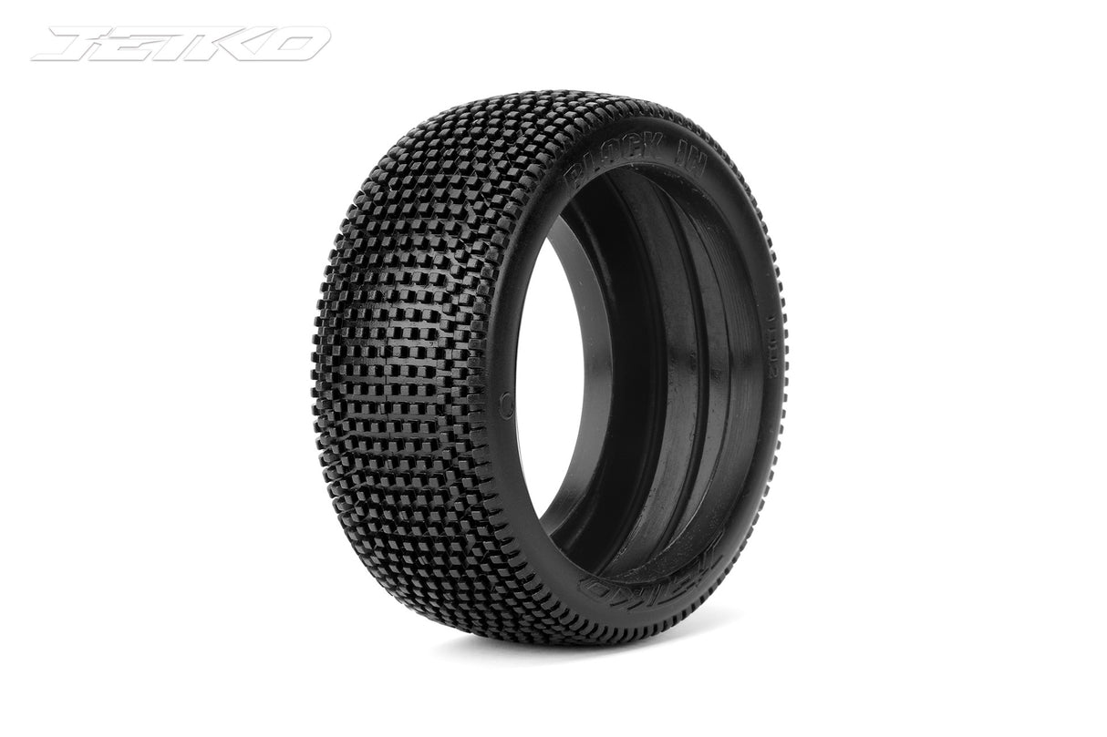JETKO JK1002SS4 - Jetko Block In Super Soft 1:8 Buggy 4 Tyres only