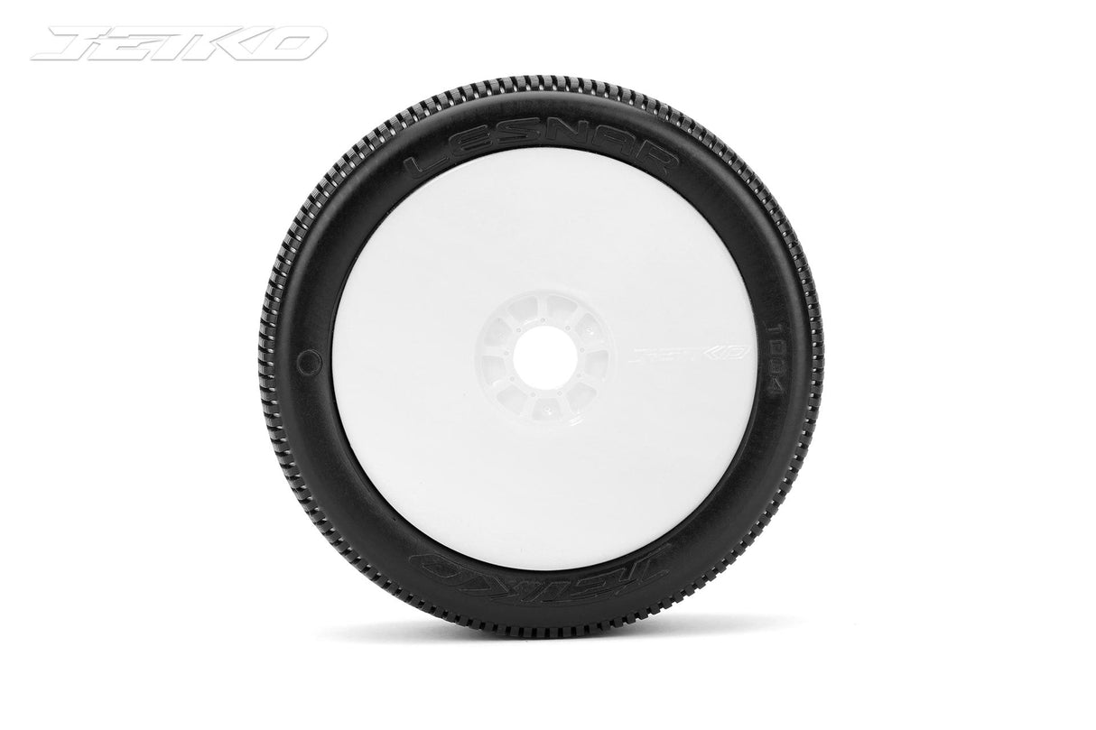 JETKO JK1004CSRW - Jetko Lesnar Composite Soft 1:8 Buggy Pre-glued White Revo Rims 2 pcs