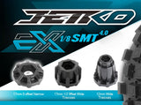 JETKO JK1904CB - Jetko EX Tyre MT Wasteland Belted 4.0" Black Wheel 12-17mm 2 pcs